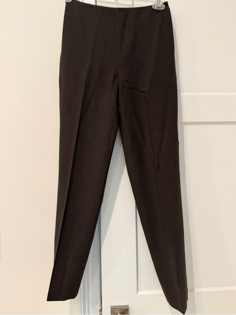 Women’s Classic Brown Wool Dress Pants